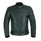 Mens Leather Buffalo Jacket, Semi Biker, With Snap Button, Finest Fashion Jacket