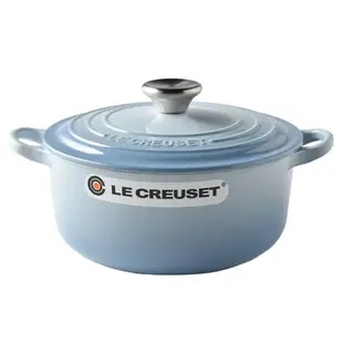 法國Le Creuset 圓形琺瑯鑄鐵鍋 20cm 2.4L 海岸藍 法國製