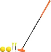 Dickly Two Way Retractable Golf Putter Left and Right Handed Putter Non Slip Grip Travel Garden for Adults Kids with 2 Tees 2 Balls