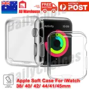 Full Cover TPU Case iWatch Screen Protector For Apple Watch Series 7 6 5 4 3 2