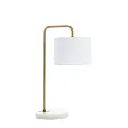 Apricus Gold White Contemporary Table Lamp