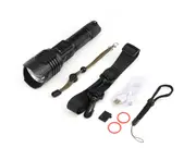 USB P50 Waterproof Rechargeable Outdoor Emergency Lighting Flashlight Torch