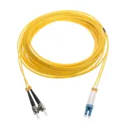 1Pcs 32.8Ft Single-Mode Duplex Fiber Optic Patch Cable LSZH LC to ST