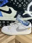 Nike Air Jordan 1 Low KO x Union LA White Grey Canvas DO8912 101 Mens 12