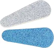 LIFKOME 2pcs Scissor Covers Protective Sheaths for Hair Cutting Shears Durable Silver and Blue Protective Cases Safe Storage for Hairdressers and Sewing Lovers
