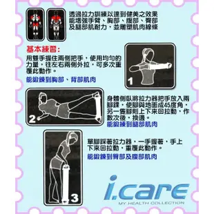 JOEREX I.CARE艾可兒 健美拉力器/擴胸器/彈力器/瑜珈用品-AJBG10616