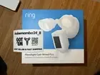 Ring - Floodlight Cam Plus Outdoor Wired 1080p Surveillance Camera - White