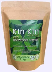 Kin Kin Naturals Dishwasher Powder - Lemon Myrtle & Lime | 1.1kg / Myrtle and Lime