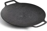Korean Grill Pan Nonstick 6 Layer 40cm Round BBQ Griddle Indoor or Outdoor Cooking