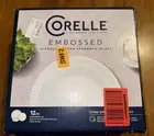 Corelle Dinnerware Set 12pc Linen Weave