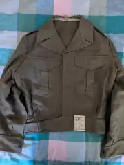 Vintage 50s Australian Army Battle Dress Jacket Korean War Size 16