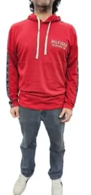 Tommy Hilfiger Sleep Hoodie Currant X-Large