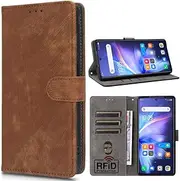 [Baifu] RFID Blocking Cover for Motorola Edge 60 Fusion Card Holder Stand Case for Motorola Edge 60 Fusion-002