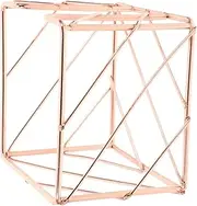 ZUNOXAZ Desktop Memo Holder Boho Style Iron Memo Holder Space Efficient Note Box for Home School