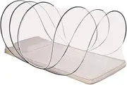 Sleep Net for Bed - Foldable Travel Screen for Outdoor Sleep Protection - Portable Single-Person Screen Tent for Home, Dormitory, Hotel, Picnics, Camping