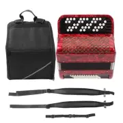 62 Keys Accordion 60 Bass Button Accordion Kids Educational Musical Instrume HR6