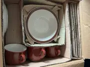 Colorstone Styled By MIKASA Nutmeg MV101 Dinnerware Set 16-pc Plates Bowls, etc