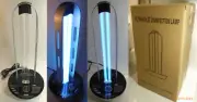 UVC UV-C disinfecting 38W Ozone Ultraviolet Lamp with safety proximity sensor