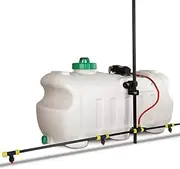Giantz Weed Sprayer 100L Garden Weeds Killer Spot Sprayers Pump Pressure Lawn Plants Mist Boom Spray Tank, Farm Agricultural Equipment, 80PSI Diaphragm Pumps with 1.5m Booms 4 Nozzles and 6m Hose