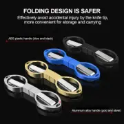 Folding Scissors Safe Keychain Trip Scissors Cutter Safety Portable Scissors