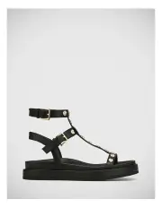 [Wittner] Bahir Leather Sandal in Black