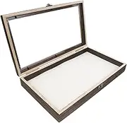 Elegant Butterfly Display Box Wooden Hinged Lid Insect Specimen Storage Box Shadow Frame