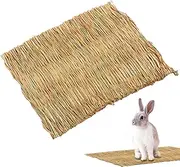 Grass Mat for Cats,Woven Resting Pad | Soft Mat Chew Toy Natural Grass Bedding Animals Sleeping Pad for Cats Bunnies Dogs Resting Play Area