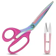 Left-Handed Fabric Scissors for Garments Tailoring Quilting Thread Cutter