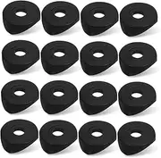 Gatuida 100Pcs Durable Black Plastic Tube Plugs for Wheelchair Accessories Replacement Clamp Caps with Unique Duckbill Shape for Stability and Comfort Outer