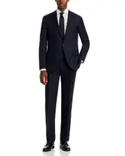 Canali Siena Tonal Herringbone Stripe Classic Fit Suit