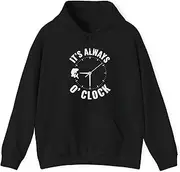 [Sumairah] Fish O'Clock Funny Fishing Fisherman Fathers Day Gift Men Hoodie