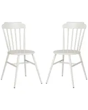 Safavieh Set of 2 Broderick Outdoor Stackable Side Chairs
