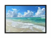 Perfect Beach Framed Framed Art Print