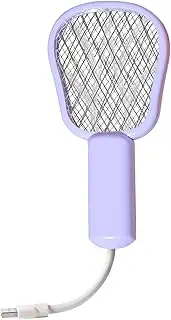 Nybhyjka Fly Swatters - USB Powerful Small Electric Swatter,Home & Daily Accessory for Garden Kitchen Travel Patio Restaurant Hotel Balcony Outdoor Camping