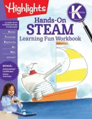 Kindergarten Hands-On STEAM Learning Fun Workbook by Highlights Learning (Englis