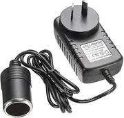 【AU Stock】 Power Inverters - BW AC to DC Power Socket Adapter Converter, 100~240V Mains to 12V Cigarette Lighter Socket Power Adapter Charger, Household Cigarette Lighter