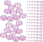 FOYTOKI 820pcs Tiny Glass Rhinestones for Nail Art Flatback Gems for Creative DIY Crafts Various for Unique Nail Designs Shiny and Easy to Use