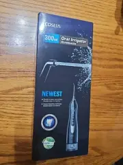 COSLUS Water Dental Flosser Teeth Pick: Portable Cordless Oral Irrigator 300 ML