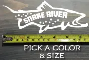 Snake River Sticker Decal Fly Fishing Idaho Trout Dry Wet Sage Madison Teton
