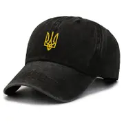 Redkid Ukraine Military Symbol Embroidery Cotton Washed Fashion Sports Baseball Cap Adjstable Hip Hop Dad Hat Visor Protection Snapback B1 adjustab...