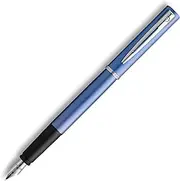 [WATERMAN] Allure Fountain Pen Blue Lacquer Fine Nib Blue Ink Gift Box