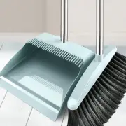 Broom & Dustpan Set Upright Broomstick Floor Cleaning Brush Comb Broom Dustpan