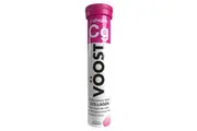 Voost Collagen Strawberry Effervescent Vitamin Supplement to helps support skin hydration 20 Tablets