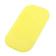 Anti-Slip Car Dashboard Sticky Pad GPS Mobile Phone Holder NonSlip Mat-Yellow x4