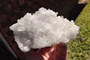 Large Natural Clear Quartz Crystal Sparkling Cluster Healing 493g genuine VIDEO