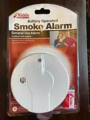 Kidde i9030 Smoke Detector Fire Alarm 9V Battery Operated (Battery Included)