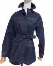 Ted Baker Denim Jacket Size 2 New With Tags