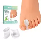 Welnove 12-Pack Gel Toe Separators – Bunion Pads – Toe Spacers for Straightening