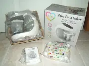 EVLAS Baby Food Maker Blender Steamer FOOD PROCESSOR WHITE ~ NEW Open Box