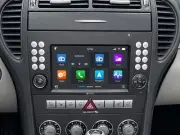 For Mercedes SLK Car Radio DAB+ Bluetooth Navigation Wireless Apple Carplay